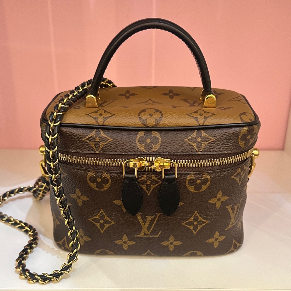 Louis Vuitton Vanity PM handbag in Monogram and Monogram Reverse